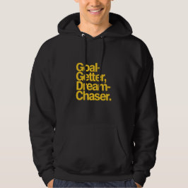 Veste À Capuche Goal Getter Dream Chaser Yellow Typography