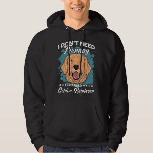 Veste À Capuche Golden Retriever J'Ai Besoin De Thérapie Drôle Dir
