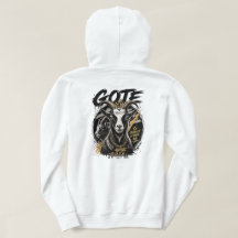 GOTE Sweatshirt à capuche chèvre – Logo Streetwear