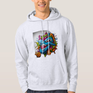 Veste À Capuche Graffiti d'art