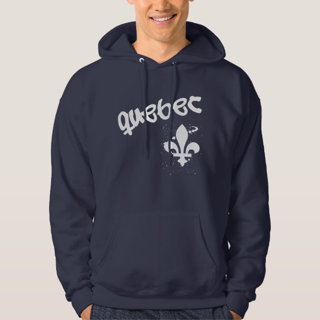 Veste À Capuche Graffiti de Québec (Devant)