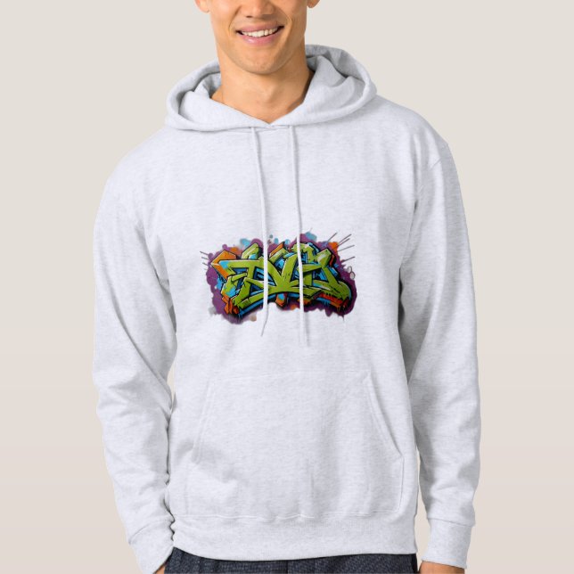 Veste À Capuche Graffiti simple (Devant)