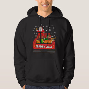 Veste À Capuche Grampa Claus Camion Rouge Père Noël Reindeer Elf C