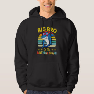 Veste À Capuche Grand Frère De La Fête D'anniversaire De Shark Fam