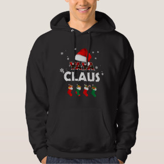Veste À Capuche Grandma Yaya Claus Santa Hat Funny Christmas Pajam