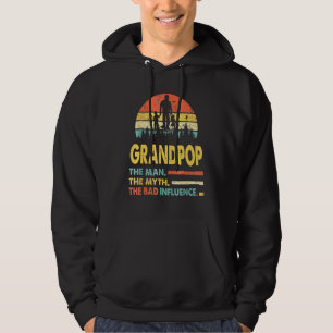 Veste À Capuche Grandpop L'Homme Le Mythe La Mauvaise Influence Pè