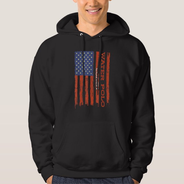 Veste À Capuche Graphique de l'entraîneur de water-polo (Devant)