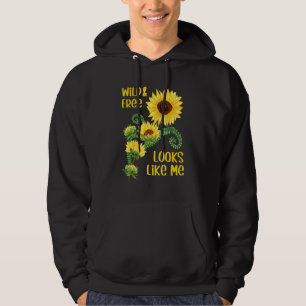 Veste À Capuche Graphique Floral De Tournesol Pour Femmes Enfants