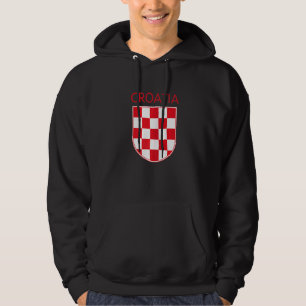 Veste À Capuche Graphisme Croatie Fierté croate Hommes Ou Femmes