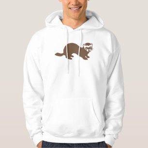 Veste À Capuche Graphisme du Ferret mignon