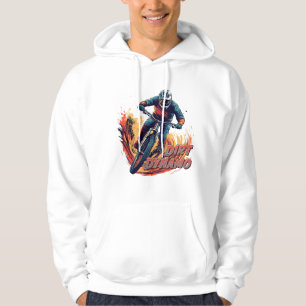 Veste À Capuche Graphisme et texte de descente