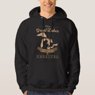 Veste À Capuche great lakes shark free unsalted  michigan gift