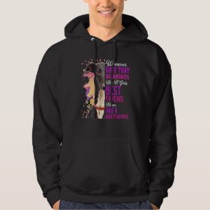 Veste À Capuche Greyhounds Sont Une Fille Meilleur Ami Chien Mama 