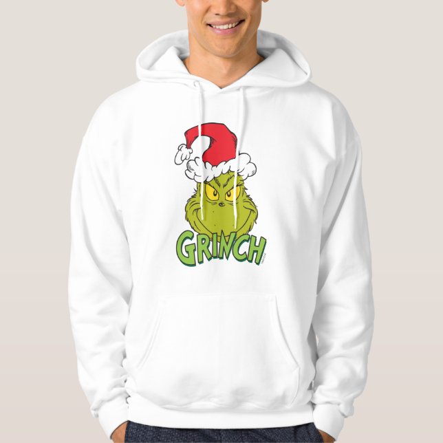 Veste À Capuche Grinch classique | Naughty ou Nice (Devant)