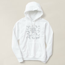 Gris floral oriental