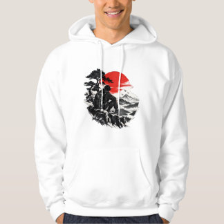 Veste à capuche Guerrier Samouraï Japonais Soleil