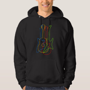 Veste À Capuche Guitare Rétro