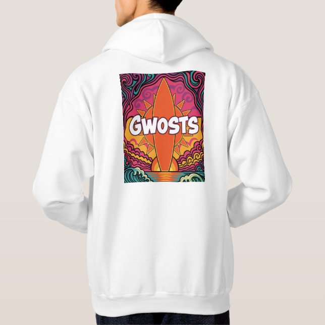 Veste À Capuche Gwosts Psychedélique (Dos)