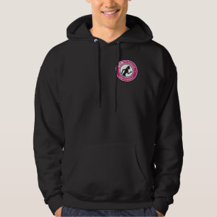 Veste À Capuche Gymnase ample Hoody (noir) de dames
