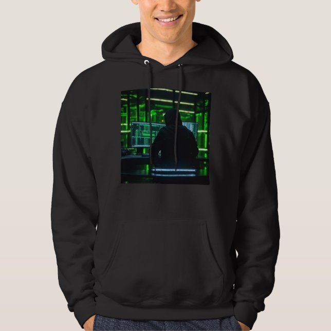 Veste À Capuche Hacker anonyme (Devant)