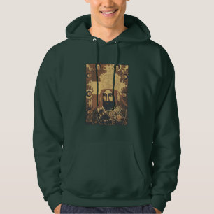 Veste À Capuche Haile Selassie Jah Rastafari Modern Art Hoodie