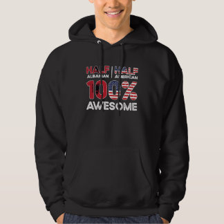 Veste À Capuche Half Albanian Albania American USA Citizenship