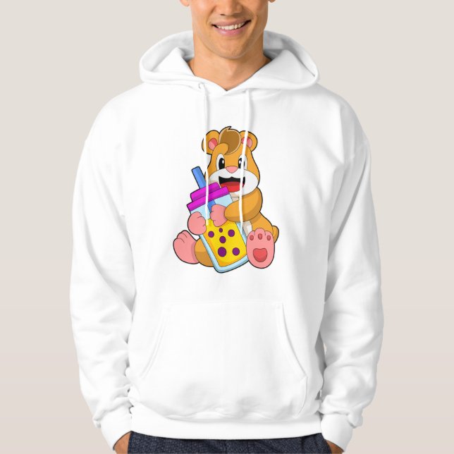 Veste À Capuche Hamster avec Bébé bouteille Jus (Devant)