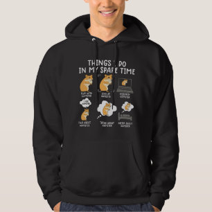 Veste À Capuche hamster drôle pour femmes hammy cadeau mignon pour