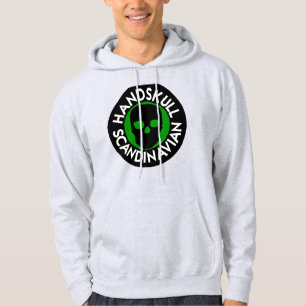 Veste À Capuche HANDSKULL LIV Forest Green Hoded Sweatshirt noir