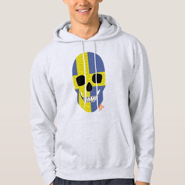 Veste À Capuche HANDSKULL Suède Sweatshirt à capuchon B2 (Devant)