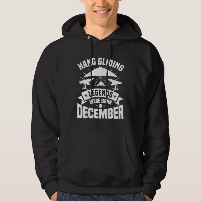 Veste À Capuche Hang Gliding Legends Were Born In December Glider  (Devant)