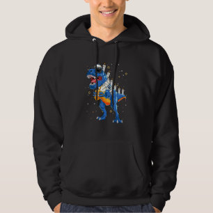 Veste À Capuche Hanoukka Dinosaur Menorasaurus Rex Dino Chanukah
