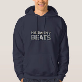 Veste À Capuche Harmony Beats – Music Vibes Text Art