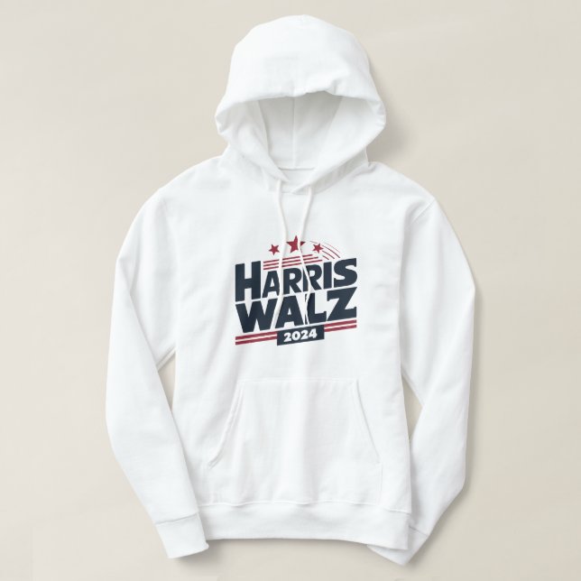 Veste À Capuche Harris Walz Shirt Retro Kamala Harris Election 202 (Design devant)