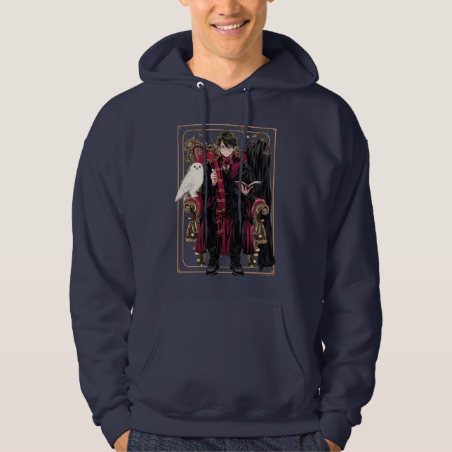 Veste À Capuche HARRY POTTER™ | Anime HARRY POTTER™ assis (Devant)