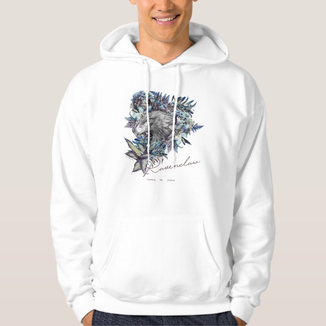 Veste À Capuche HARRY POTTER™ RAVENCLAW™ Floral Graphisme (Devant)