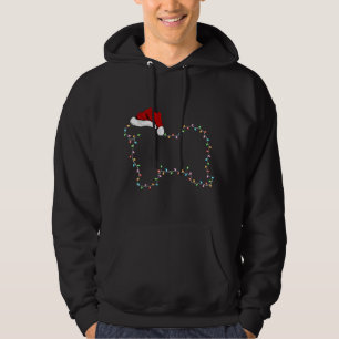 Veste À Capuche Havanais Dog Xmas Éclairage Santa Hat Havanais Chr