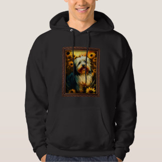 Veste À Capuche Havanese Painting Sunflower Flower Mom Women Flora