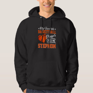 Veste À Capuche Heart My Favori Basketball Player Me Appelle Stepm