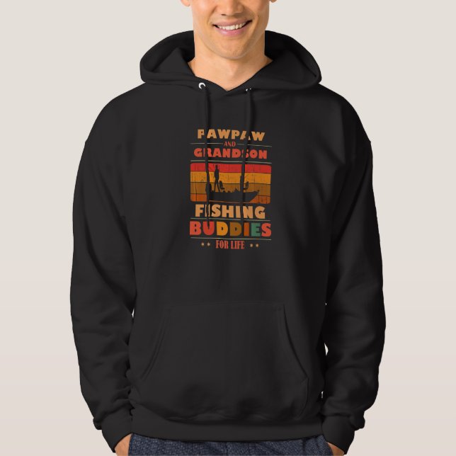 Veste À Capuche Heartfelt PAWPAW Grandson Buddies For Life Fishing (Devant)