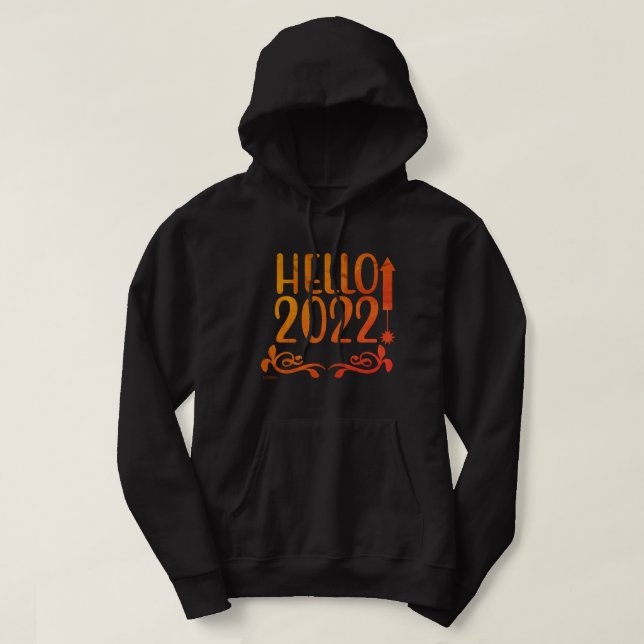 VESTE À CAPUCHE HELLO 2022 (Design devant)