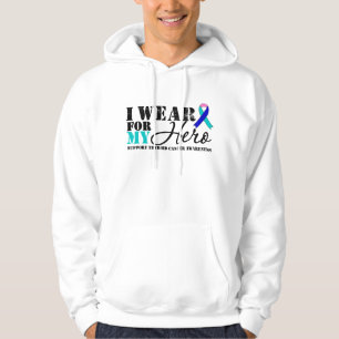 Veste À Capuche Héros de cancer de la thyroïde