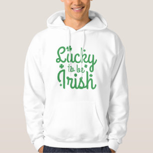 Veste À Capuche Heureux D'Être Irlandais