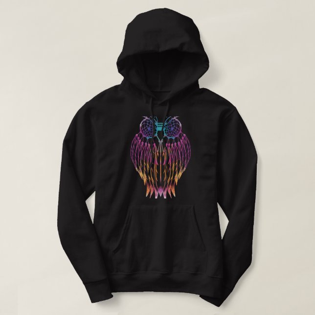 Veste À Capuche Hibou Dream Catcher Plumes Dreamer Dreams Spiritua (Design devant)