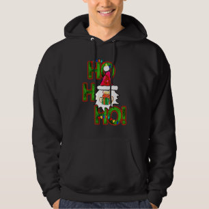 Veste À Capuche Ho ! Ho ! Ho ! Joyeux Noël Père Noël Gnome