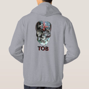 Veste À Capuche Hoddie homme avec crâne Conçu par TOB