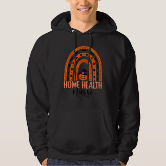 Veste À Capuche Home Health Nurse Nursing Rainbow Halloween Pumpki