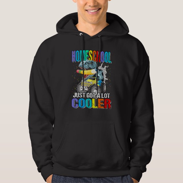 Veste À Capuche Homeschool vient d'avoir beaucoup Glacière Monster (Devant)