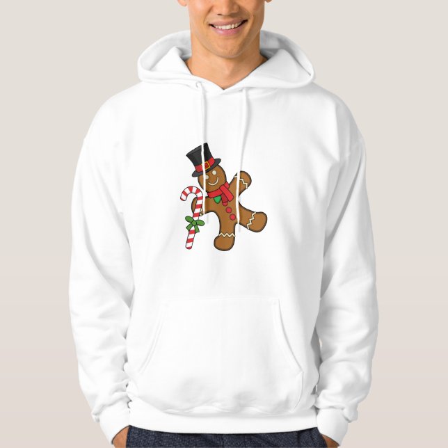 Veste À Capuche Homme de pain d'épice (Devant)