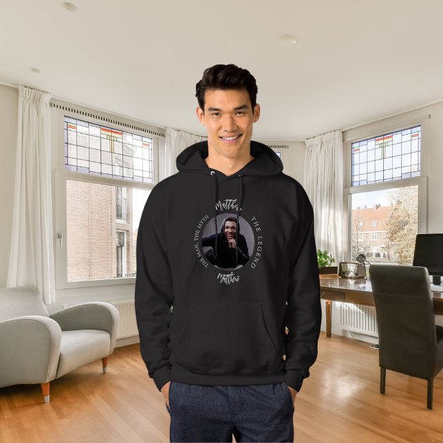 Veste À Capuche Homme mythe légende photo nom (Créateur téléchargé)